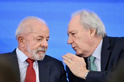 Lula y el ministro de Justicia -AFP