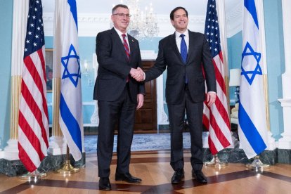 Marco Rubio con Gideon Sa'ar