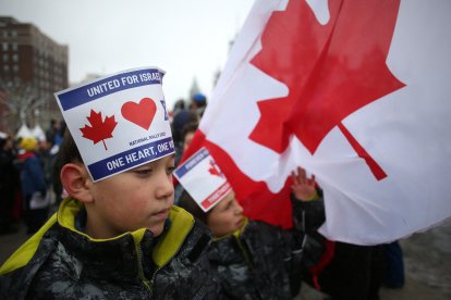 Demonstration in support of Israel and against antisemitism in Ottawa, Canada (file photo)