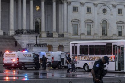 Capitol Police on Capitol Hill in Washington, D.C.