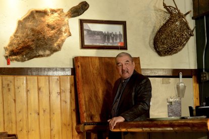 Graham Greene en el set de Longmire