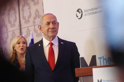 Netanyahu en Jerusalén/ Gil Cohen- Magen