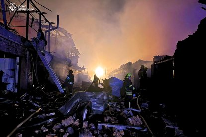 Bombardeo ruso en Ucrania