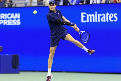 Jannik Sinner, durante los cuartos de final del US Open 2025