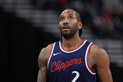 Kawhi Leonard (Los Angeles Clippers), durante los Playoffs de la NBA 2024-2025