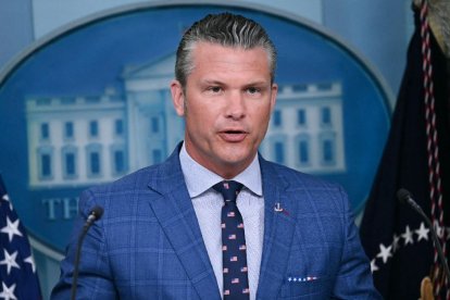 El secretario de Defensa de EEUU, Pete Hegseth