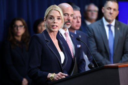 Pam Bondi en Nueva York/ Charly Triballeau