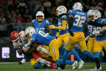 Duelo entre los Chargers y los Chiefs en Sao Paulo (Brasil)