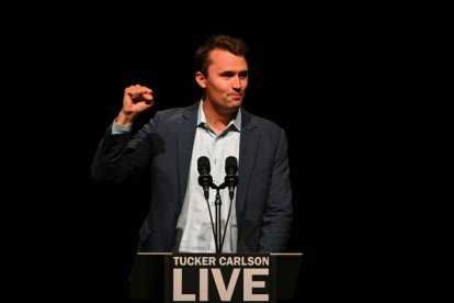 El activista político estadounidense Charlie Kirk