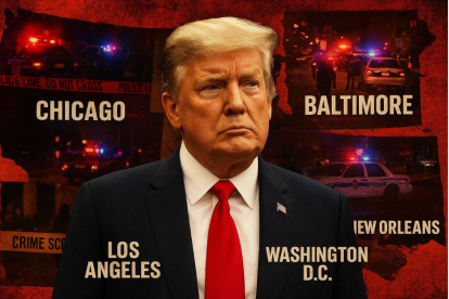 Trump, ciudades azotadas por el crimen