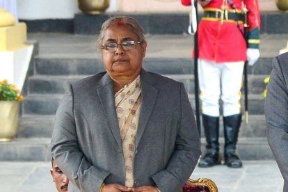 Sushila Karki, en 2016. Imagen de archivo