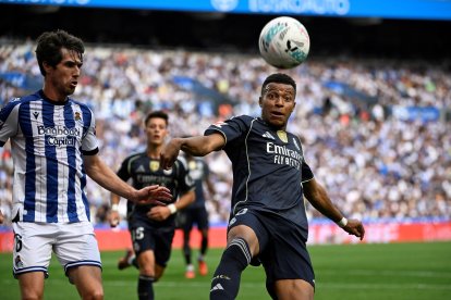 El delantero francés del Real Madrid, Kylian Mbappé,