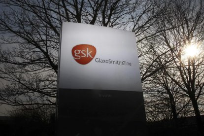 Logotipo del gigante farmacéutico británico GSK