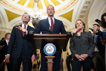 John Thune en Capitol Hill/ Saul Loeb