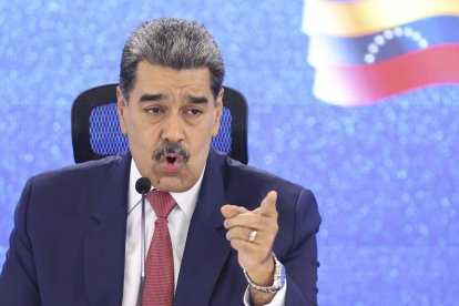Nicolás Maduro, durante una rueda de prensa en septiembre de 2025