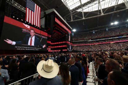 Servicio memorial de Charlie Kirk/ Patrick T. Fallon