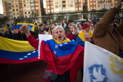 Manifestación anti-Maduro en España tras las elecciones
