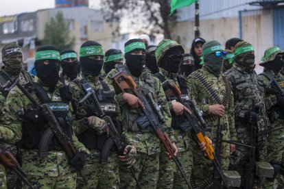 Hamas terrorists in Gaza