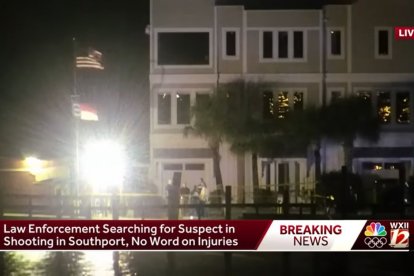 Imagen de la zona donde sucedió el tiroteo