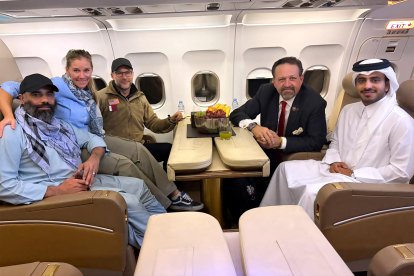 Amiry saliendo de Kabul/ QATARI MINISTRY OF FOREIGN AFFAIRS