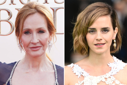 Collage JK Rowling y Emma Watson