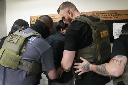 El ICE detiene a un inmigrante indocumentado (Imagen de archivo)