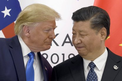 Donald Trump y Xi Jinping, en la cumbre del G20 de 2019 en Japón. Imagen de archivo