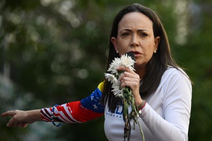 La líder de la oposición venezolana María Corina Machado
