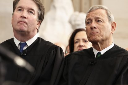 Brett Kavanaugh and John Roberts