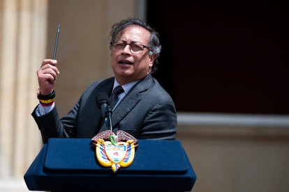 El presidente de Colombia, Gustavo Petro