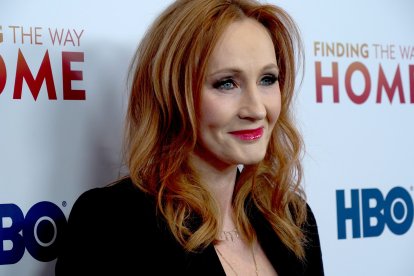 La autora de Harry Potter, J.K. Rowling, en Nueva York (Archivo)