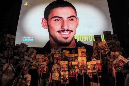 An image of Israeli hostage Rom Braslavski