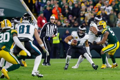 Jalen Hurts (Philadelphia Eagles) against the Green Bay Packers