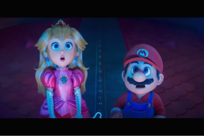 Captura de pantalla del tráiler de Super Mario Galaxy: la película