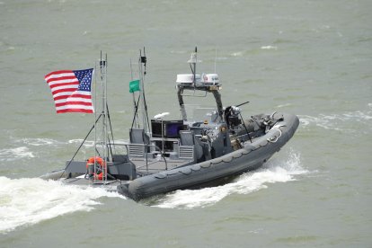(Files) A U.S. Navy patrol boat