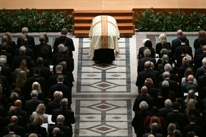 El ataúd del vicepresidente Dick Cheney