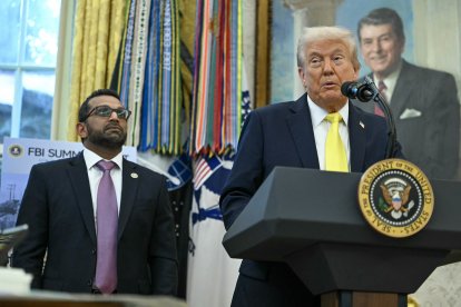 Patel y Trump en el Salón Oval/ Andrew Caballero- Reynolds