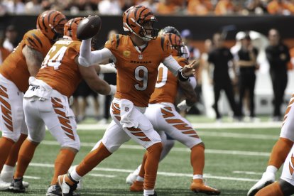 Joe Burrow (Bengals), durante la temporada 2025-2026 de la NFL. Imagen de archivo