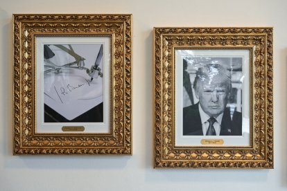 Cuadro de Joe Biden en la Casa Blanca/ Saul Loeb