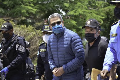 El expresidente de Honduras, Juan Orlando Hernández