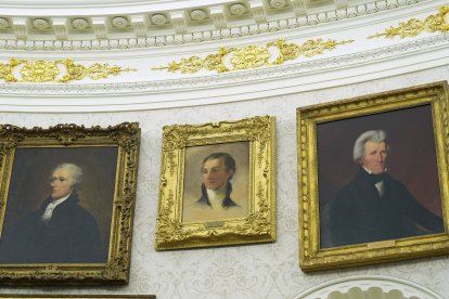 Cuadro de James Monroe en el Salón Oval/ Alex Brandon