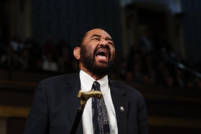 El representante estadounidense Al Green