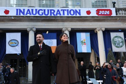 Mamdani durante su inauguración como alcalde/ Timothy A. Clary