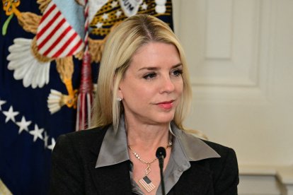 Pam Bondi en la Casa Blanca/ Jim Watson