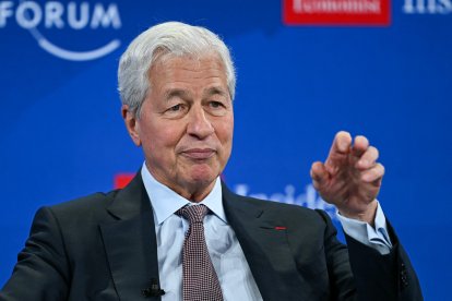 Jamie Dimon en el Foro Económico Mundial/ Fabrice Coffrini
