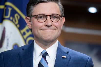 Mike Johnson en Capitol Hill/ Saul Loeb
