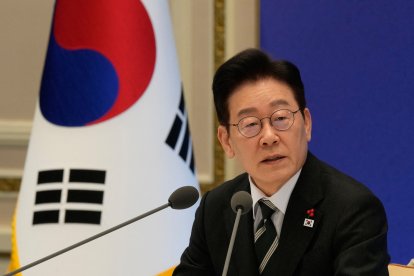 El presidente de Corea del Sur Lee Jae Myung