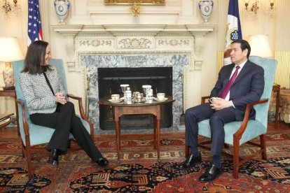 María Corina Machado y Marco Rubio