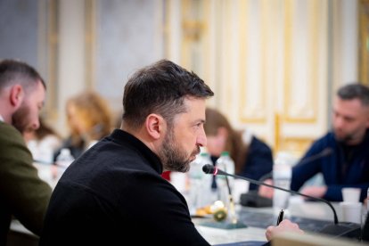 El presidente ucraniano, Volodimir Zelenski