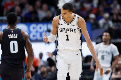 El ala-pívot de los San Antonio Spurs, Victor Wembanyama